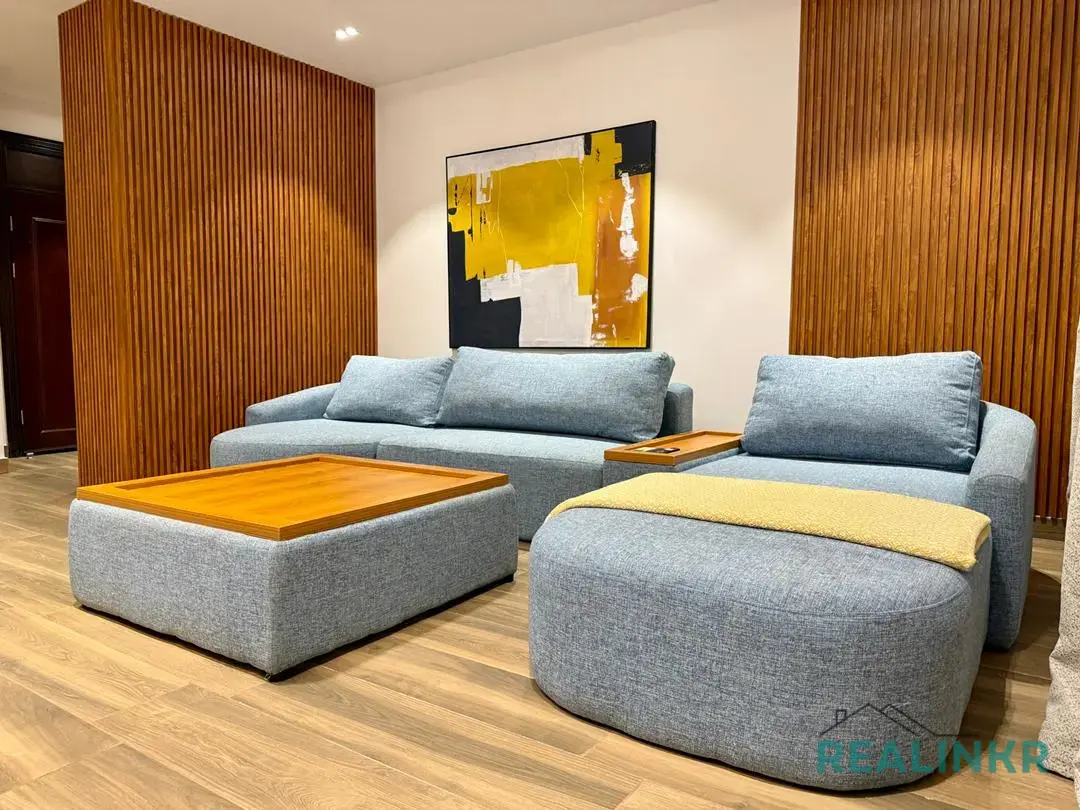 A fully furnished 2 bedroom apartment