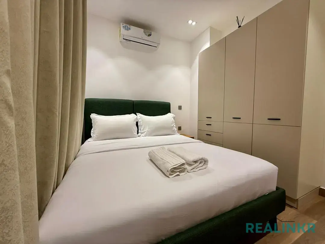 A fully furnished 2 bedroom apartment